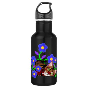 Cat Nap Stainless Steel Water Bottle
