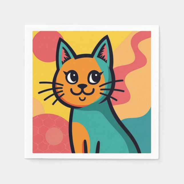 cat  napkins (Front)