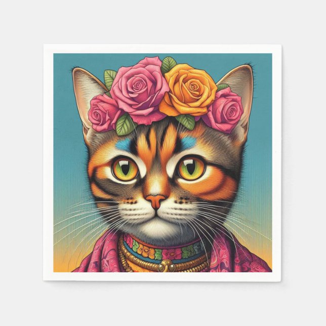 Cat napkins! napkins (Front)