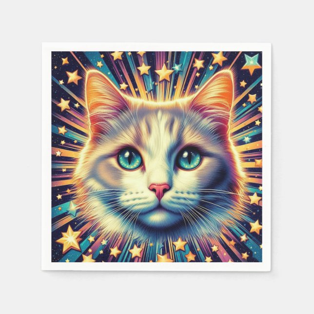 Cat napkins! napkins (Front)