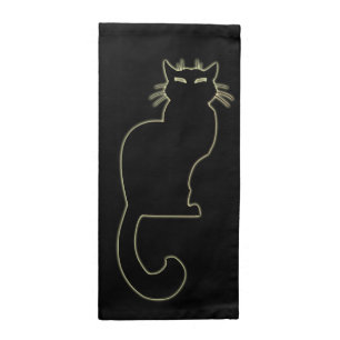 Cat Napkins Personalized Halloween Cat Napkins