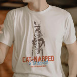 Cat-Napped Funny Cat Pun Kangaroo Weirdcore T-Shirt<br><div class="desc">Get ready to chuckle with our punny and oddly specific 'Cat-napped & Adored' shirt! This weirdcore masterpiece features a kangaroo cuddling a cat—a purr-fectly cute and punny combo. Our shirts go hard on humor, making them a must-have for anyone who loves a good laugh and appreciates the uniqueness. Embrace the...</div>