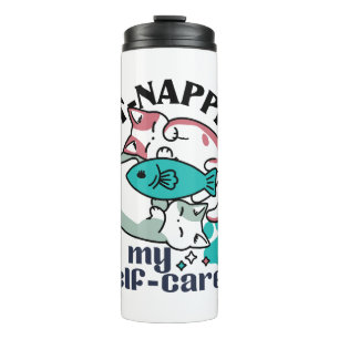Cat-Napping Is My Self-Care: Cute Sleepy Cats Thermal Tumbler