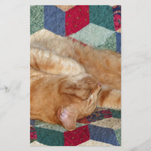 Cat Napping Stationery