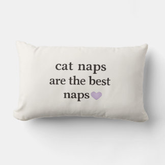 Cat Naps Are the Best Naps Pillow – Cozy Cat Café