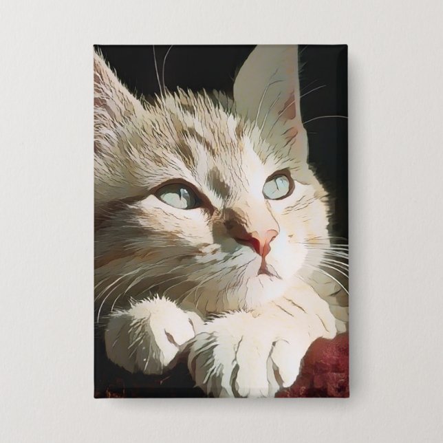 cat,nature,pet button (Front)