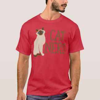 CAT NERD complete expert on cats T-Shirt