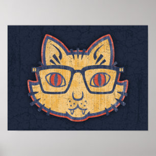 Cat Nerd Poster