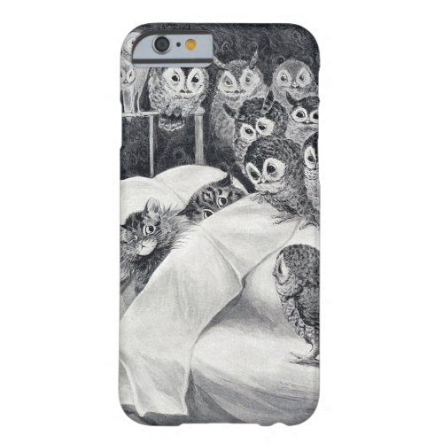 Cat Nightmare Owl Bird Louis Wain Barely There iPhone 6 Case