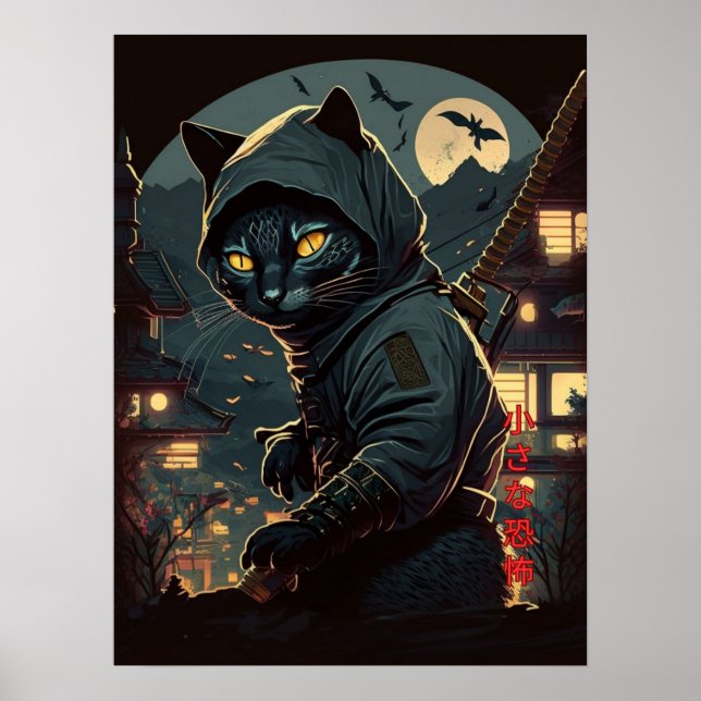 Cat Ninja — Little Terror Poster (Front)