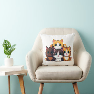 Cat Nip 16x16 Throw Pillow