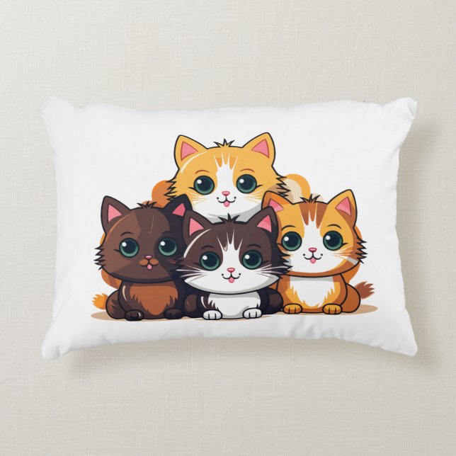 Cat Nip Accent Pillow (Front)