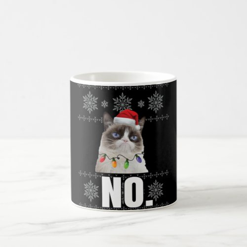 Cat No Grumpy Xmas Cats No Ugly Christmas Gifts Coffee Mug