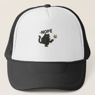 Cat No Kings In America  Trucker Hat