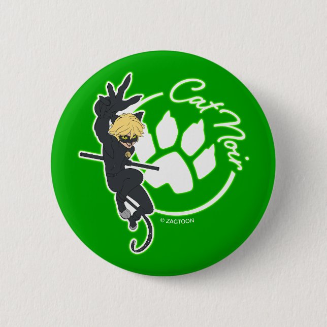 Cat Noir Badge Button (Front)