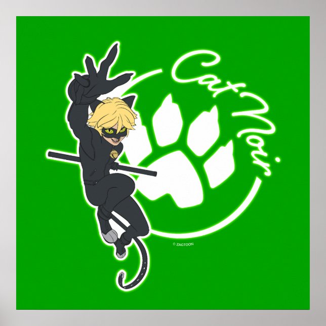 Cat Noir Badge Poster (Front)