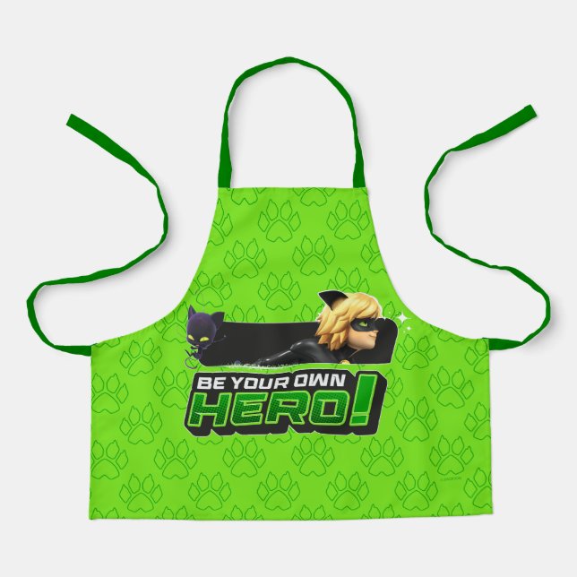 Cat Noir | Be Your Own Hero Apron (Front)