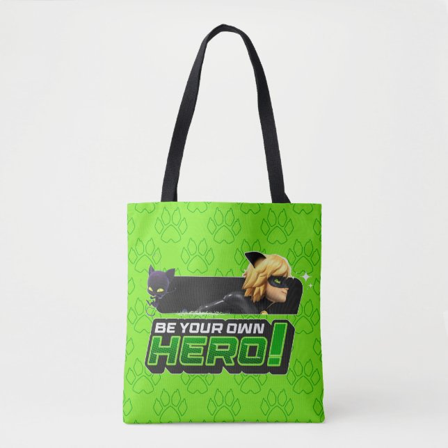 Cat Noir | Be Your Own Hero Tote Bag (Front)