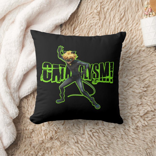 Cat Noir | Cataclysm Throw Pillow (Blanket)