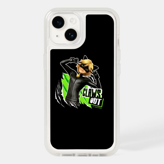 Cat Noir | Claws Out Graphic Otterbox iPhone Case (Back)