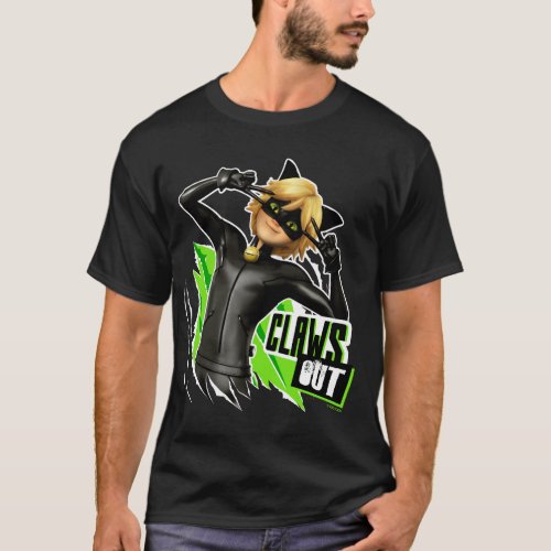Cat Noir  Claws Out Graphic T_Shirt
