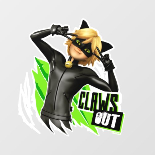 Cat Noir  Claws Out Graphic Wall Decal