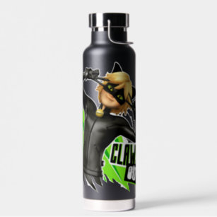 Cat Noir   Claws Out Graphic Water Bottle