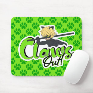 Cat Noir Claws Out! Mouse Pad