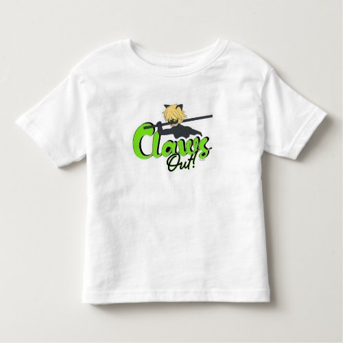 Cat Noir  Claws Out Toddler T_shirt