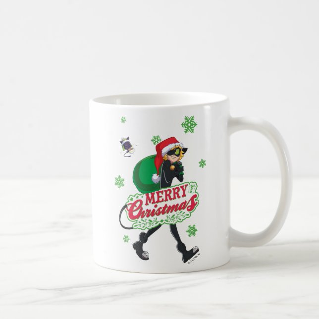 Cat Noir | Merry Christmas Coffee Mug (Right)