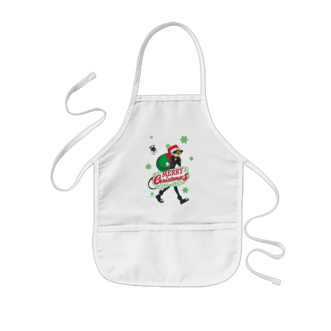 Cat Noir | Merry Christmas Kids' Apron (Front)