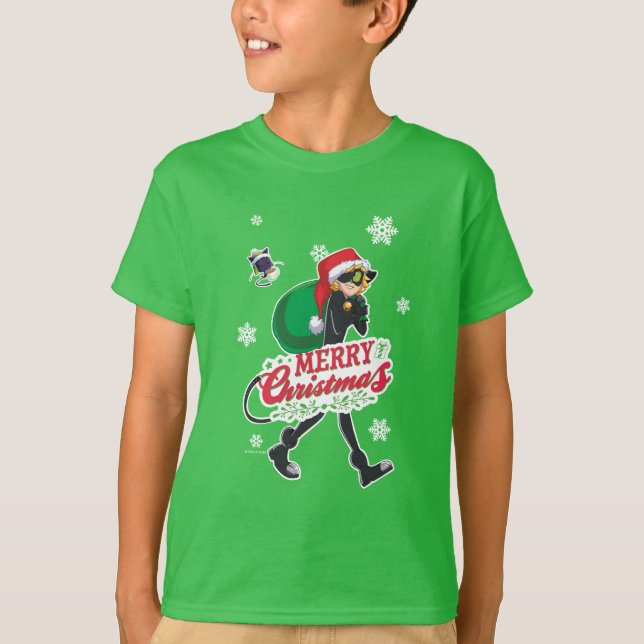 Cat Noir | Merry Christmas T-Shirt (Front)