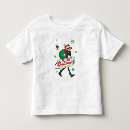 Cat Noir  Merry Christmas Toddler T_shirt