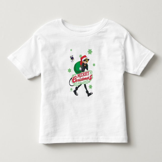 Cat Noir | Merry Christmas Toddler T-shirt (Front)