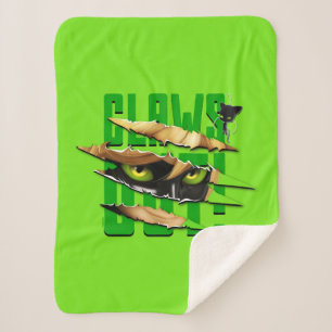 Cat Noir & Plagg Claws Out Sherpa Blanket