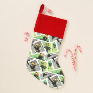 Cat Noir & Plagg Pattern Christmas Stocking