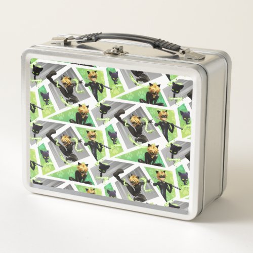 Cat Noir  Plagg Pattern Metal Lunch Box