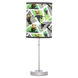Cat Noir & Plagg Pattern Table Lamp