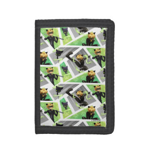 Cat Noir & Plagg Pattern Trifold Wallet