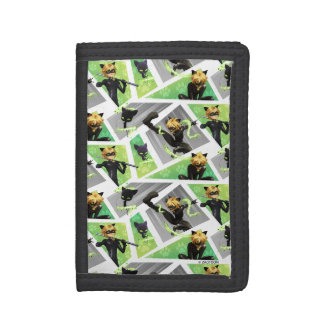 Cat Noir & Plagg Pattern Trifold Wallet