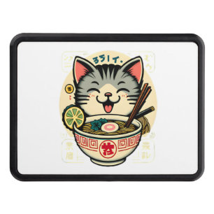 Cat Noodle Japanese Anime ga Kawaii Cat Hitch Cover