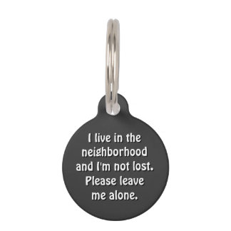 Cat not lost pet tag
