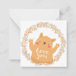 Cat Note Card