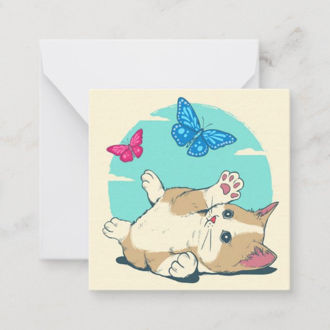 Cat Note Card (Front)