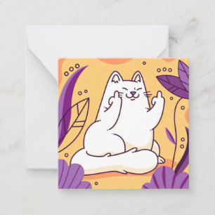 Cat Note Card