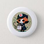 Cat Nurse   Button