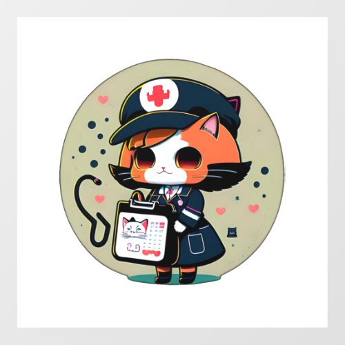 Cat Nurse   Floor Decals