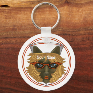 Cat nurse  keychain