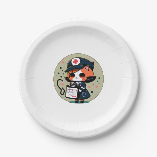 Cat Nurse   Paper Plates