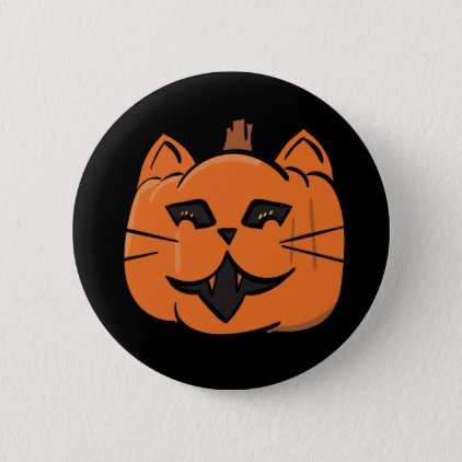 Cat-o-Lantern Button